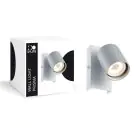 D'Lite Wandlamp Prisma Metaal Zilver | IP20 - Geschikt voor 1x GU10