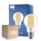 Voordeelpak 10x Philips MASTER LED Lamp Ultra Efficient E27 Peer Helder 5.2W 1095lm - 830 Warm Wit | Vervangt 75W