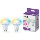 Duopak 2x WiZ Smart LED Spot GU10 PAR16 5W 400lm 36D | Beste Kleurweergave - Dimbaar - Vervangt 50W